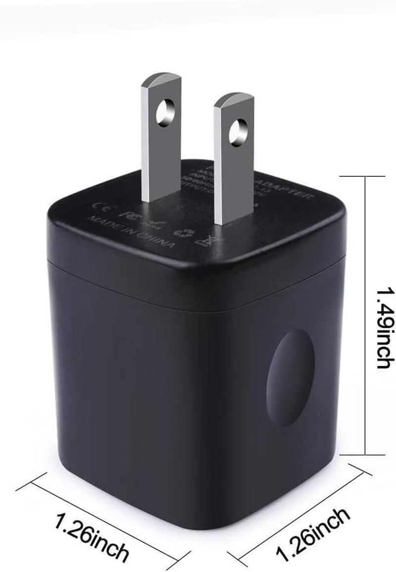 Wall Charger,Charger Cube,Charging Block Fast Charge 3Pack Dual Port 2.1A Power Brick Phone Charger Plug Box Head for Iphone 14 Pro/13/12/11/Xs Max/Xr/8/7/6 Plus,Samsung Galaxy S22 S21 S10 S9 S8 Plus