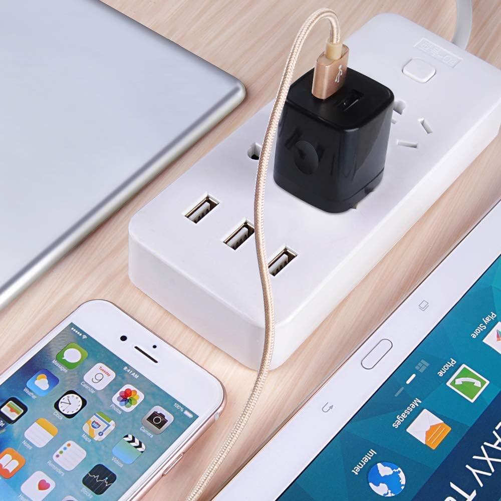 Wall Charger,Charger Cube,Charging Block Fast Charge 3Pack Dual Port 2.1A Power Brick Phone Charger Plug Box Head for Iphone 14 Pro/13/12/11/Xs Max/Xr/8/7/6 Plus,Samsung Galaxy S22 S21 S10 S9 S8 Plus